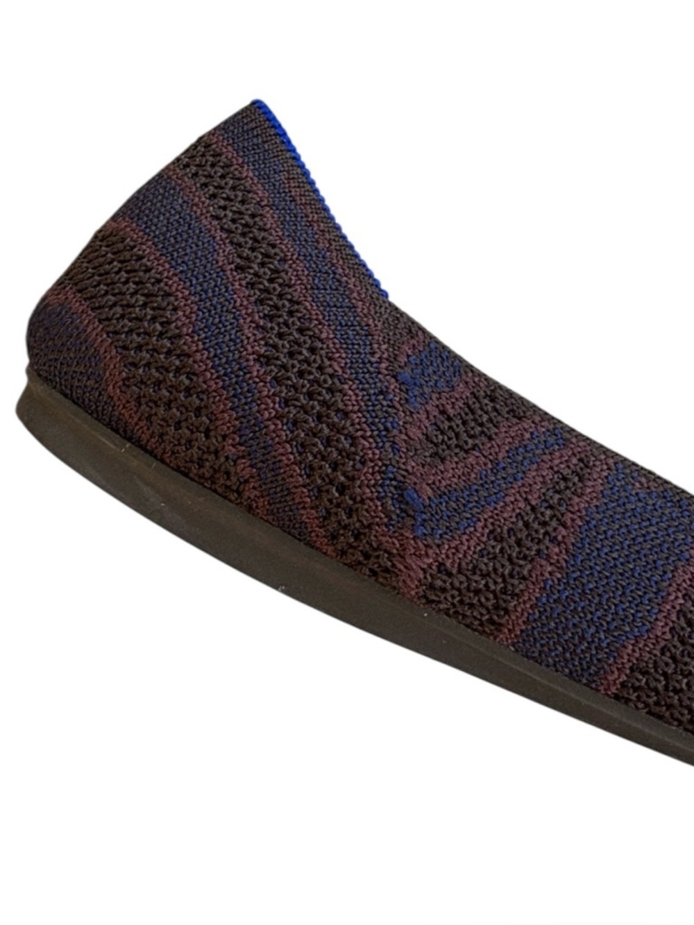 Rothy’s The Flat Round Toe Sapphire Zebra Print Shoes Women’s Size 8 EUC - Picture 7 of 10